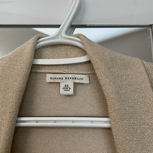 Banana Republic Gold Shimmer Cardigan XS